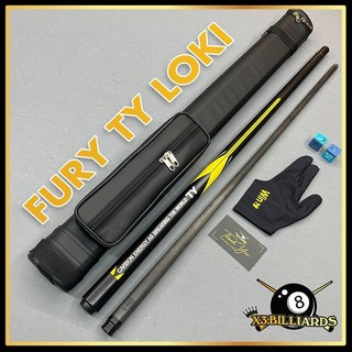 Cơ bida lỗ fury ty loki full carbon, gậy bi a pool ngọn full carbon chính hãng ren radial cơ lỗ carbon giá rẻ