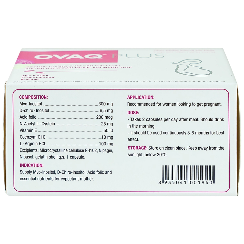 Viên Uống OvaQPlus- Hộp 30v