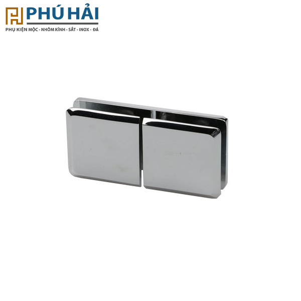 Kẹp cửa kính 180 độ kính-kính inox 304
