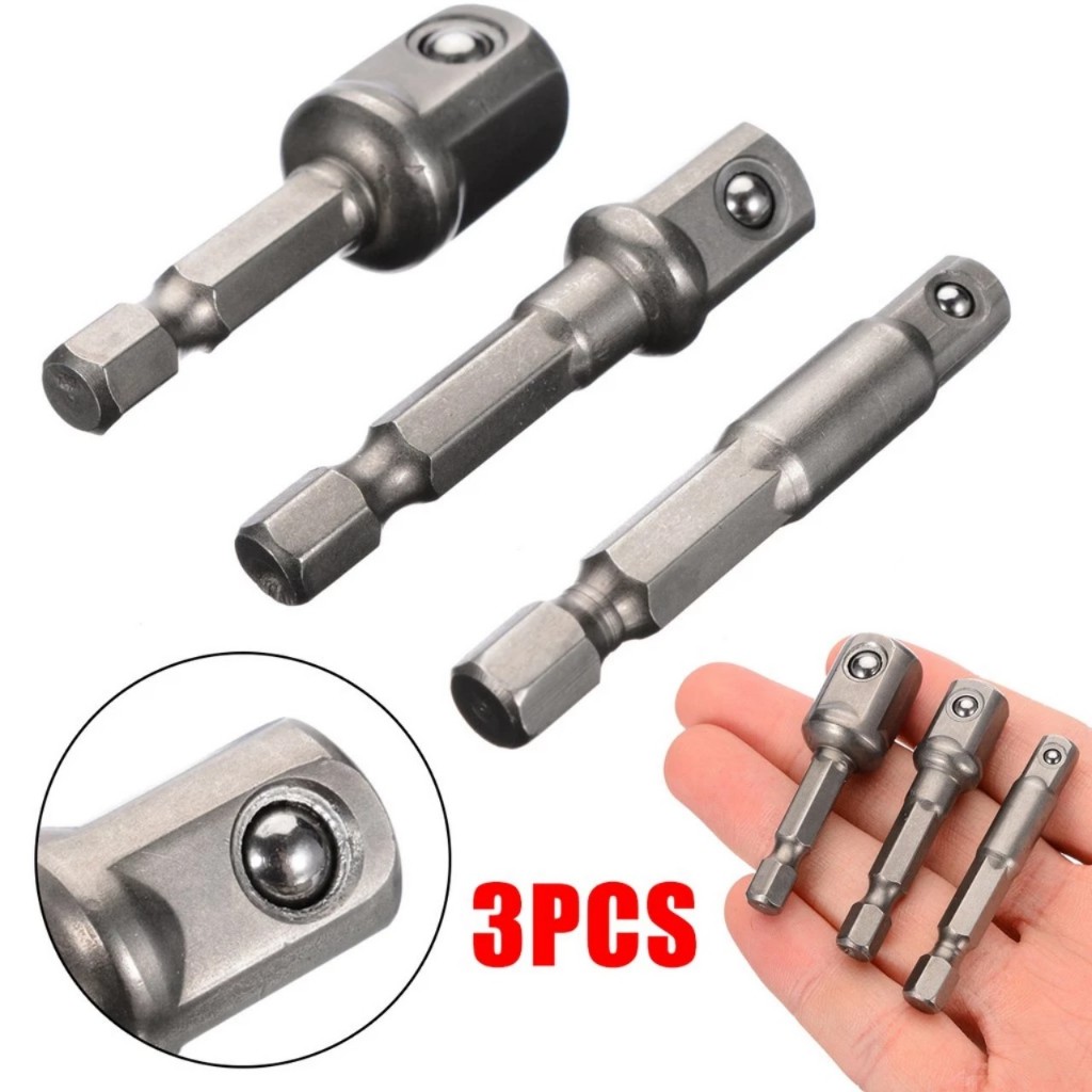 Đầu chuyển lục giác sang bulong 1/2", 1/4", 3/8" cho máy bắn vít, máy khoan pin