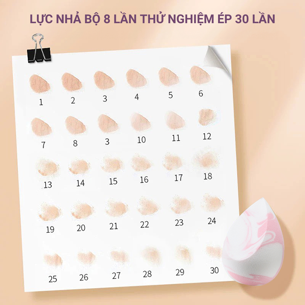 Mút Trang Điểm Tán Kem Nền KIYE Mềm Mại Đa Dạng Kiểu Dáng Tiện Dụng