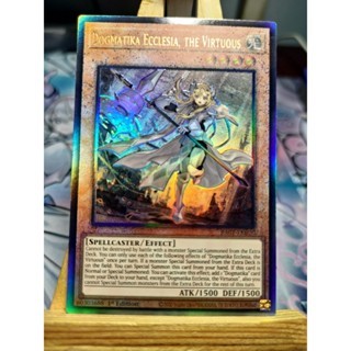 Thẻ bài Dogmatika Ecclesia, the Virtuous - RA01-EN020 - 25th , Ultimate, Collector, Platinum