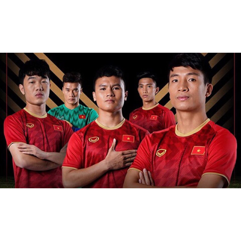 Bộ quần áo bóng đá tuyển Việt Nam 2019 (kèm ảnh thật)