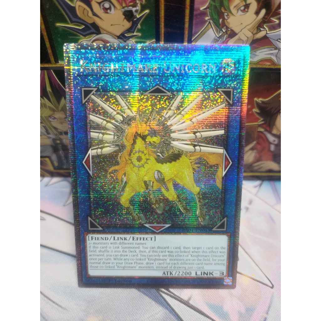 Thẻ bài Knightmare Unicorn - RA01-EN043 - 25th, Collector, Ultimate
