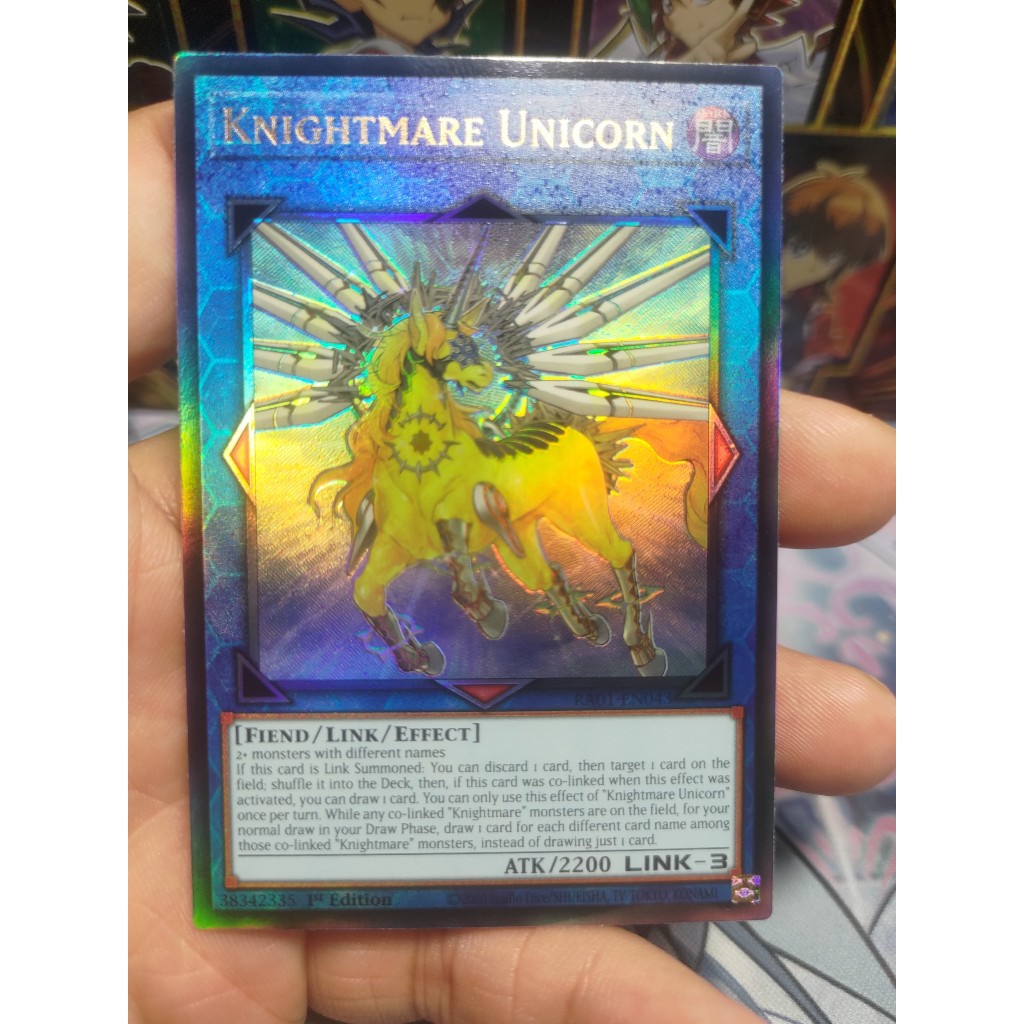 Thẻ bài Knightmare Unicorn - RA01-EN043 - 25th, Collector, Ultimate