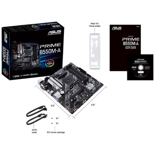 Mainboard ASUS PRIME B550M-A – Socket AM4 – M-ATX – Hỗ Trợ Ryzen – RAM DDR4 – Chính Hãng