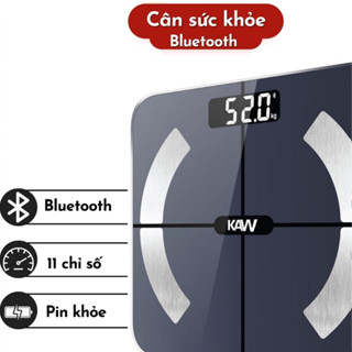 Cân sức khỏe thông minh KAW kết nối Bluetooth phân tích chỉ số cơ thể