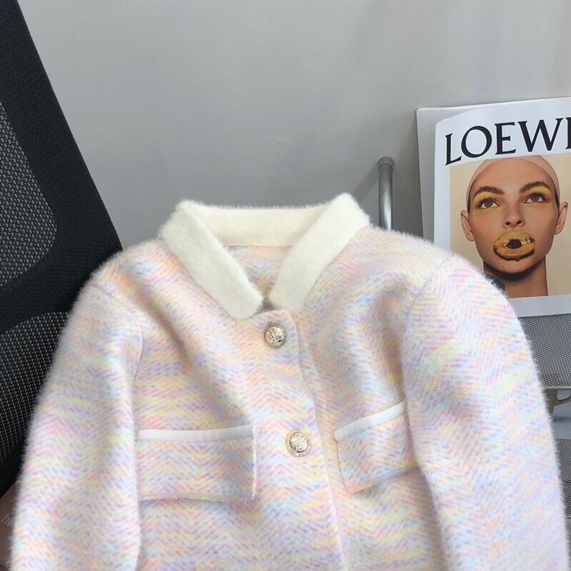 Áo len chất dạ ép tiểu thư hàng quốc dày dặn