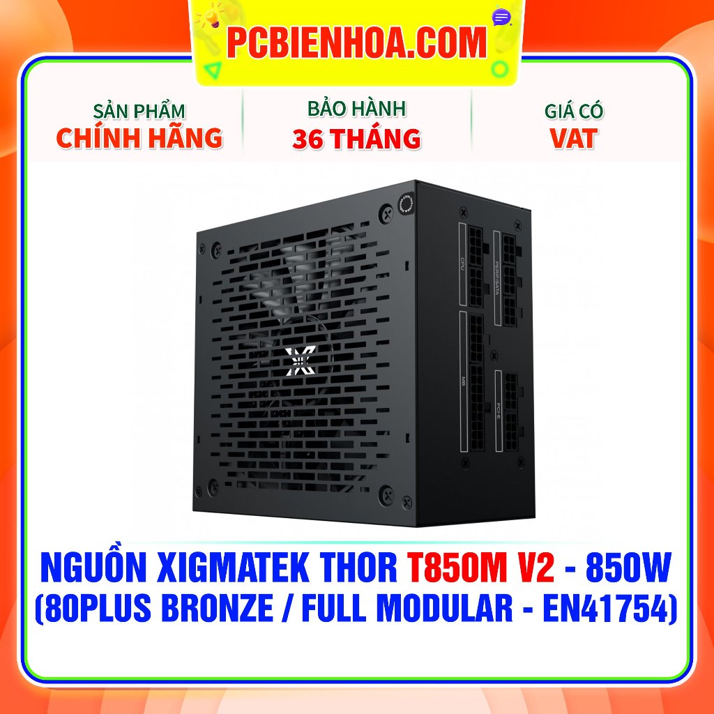 Nguồn Xigmatek Thor T850M V2 850W | Full Module, 80 Plus Broze-36T