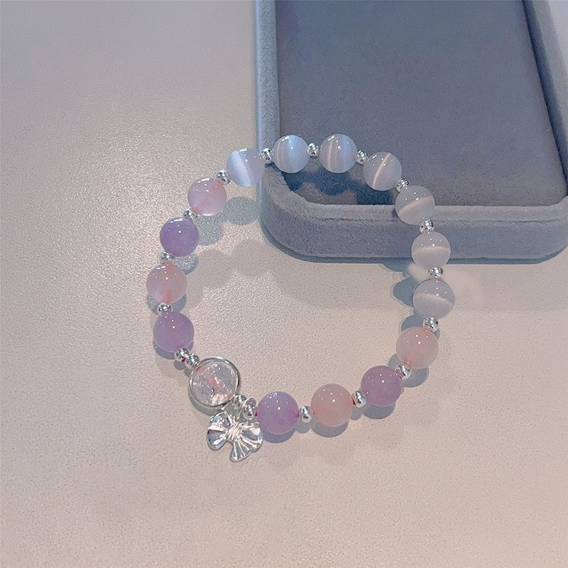 Vòng tay nữ Bluehope mẫu mới giá rẻ dễ thương xinh xắn tone tím VT16