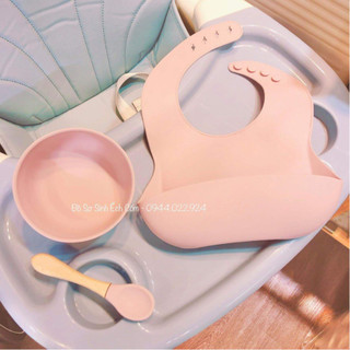 Bộ ăn dặm bát-yếm-thìa Hàn Quốc