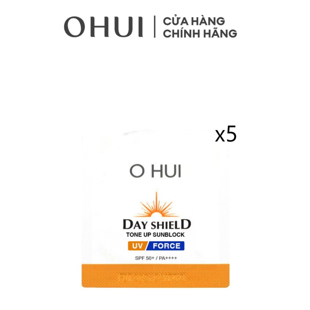 [HB Gift] Combo kem Chống Nắng Ohui Day Shield Ultra Sunblock UV Force Cao Cấp 1ml