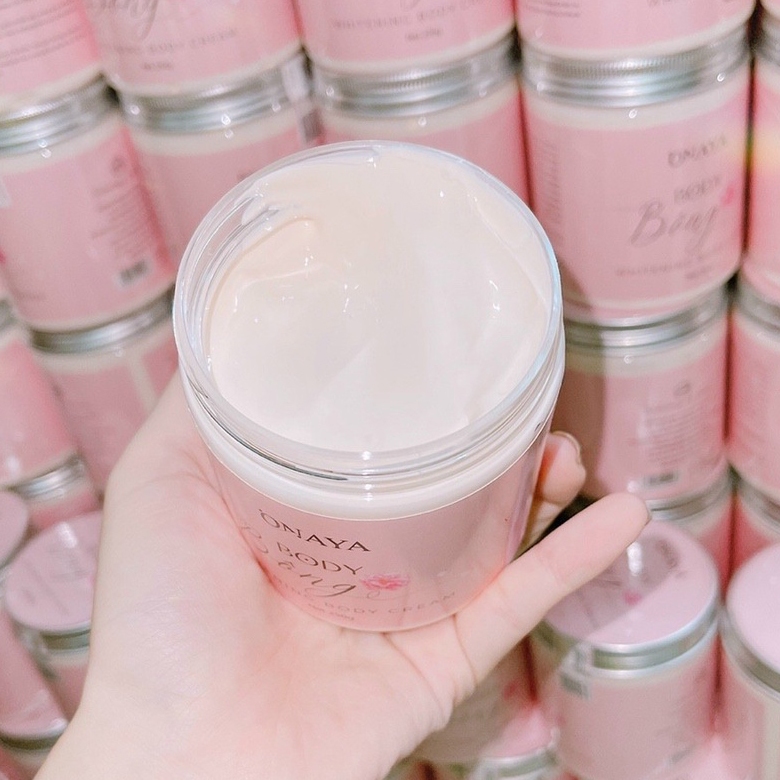 Kem Body Bông Onaya Dưỡng Trắng Da Toàn Thân Chính Hãng 250g