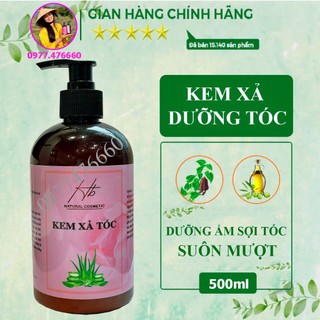 Kem xả tóc Hb Ủ tóc tự nhiên Dầu ô liu, Nha đam và vỏ bưởi. Phục hồi tóc hư tổn, dưỡng tóc siêu mềm mượt