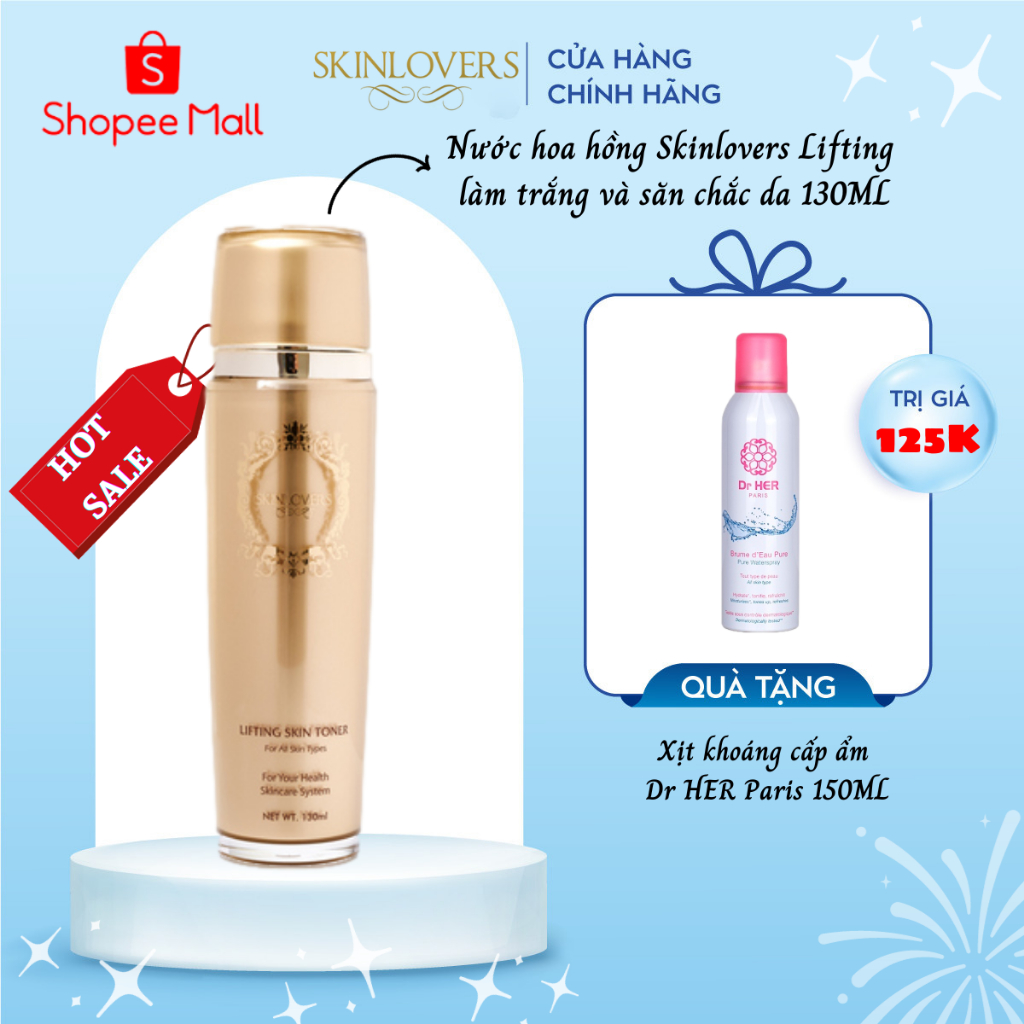 Nước hoa hồng Skinlovers Lifting làm trắng và săn chắc da 130ML