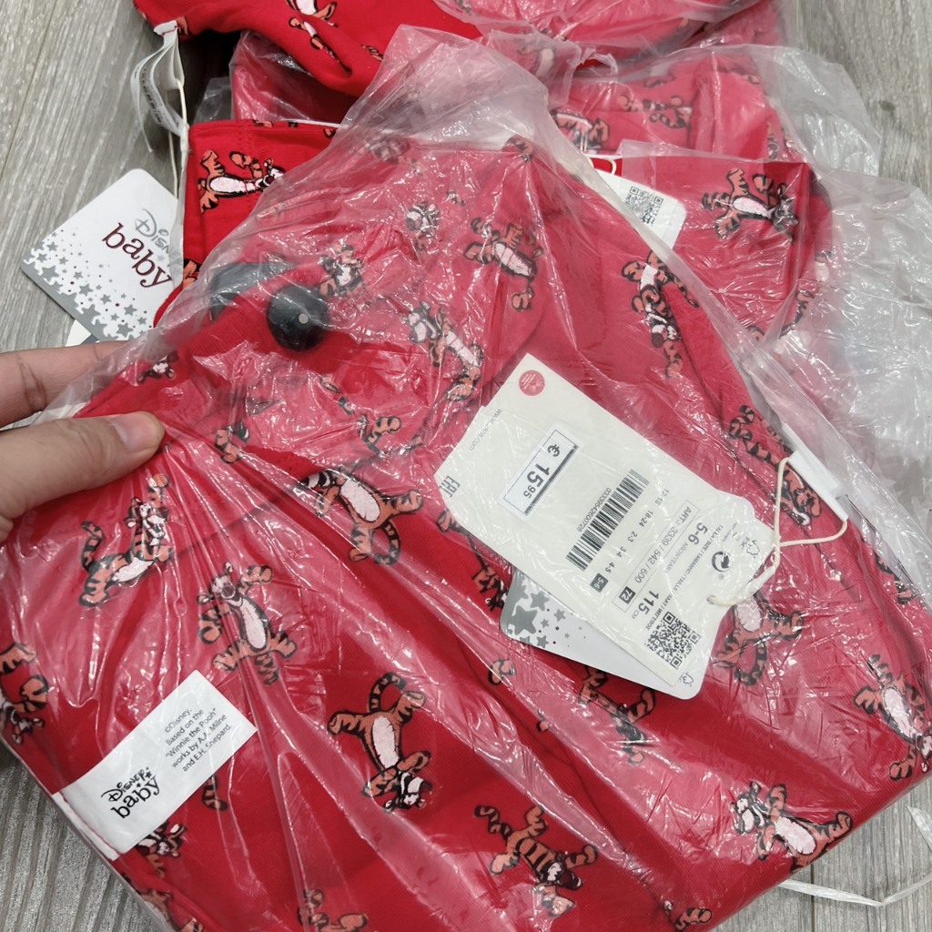 Bộ thu đông BTBG BABY hình hổ đỏ