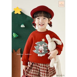 Set váy bé gái Jam & Jenny hình thỏ đỏ