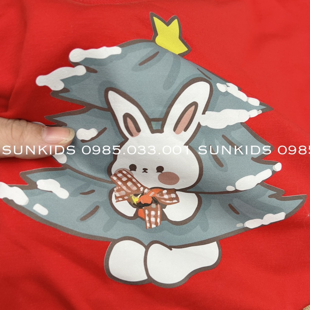 Set váy bé gái Jam & Jenny hình thỏ đỏ