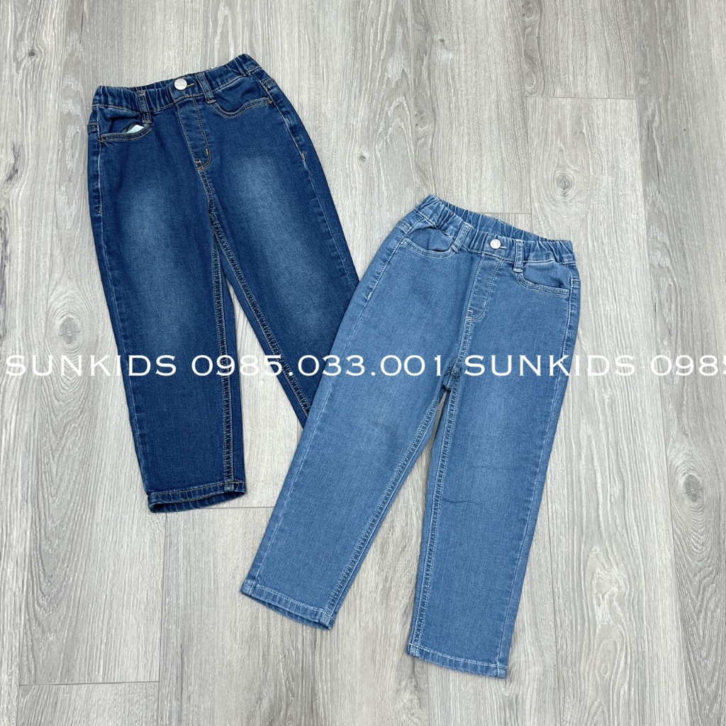 Quần jean bé trai bé gái Top. ten mềm Basic