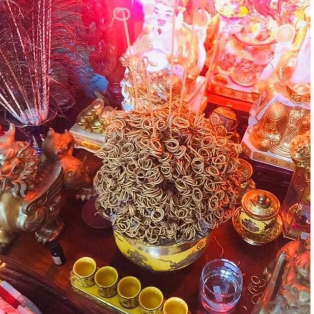 Hương Nhang Thần Tài Thái Lan Chính Hãng Hương Sạch Ít Khói Cuộn Tàn Tài Lộc