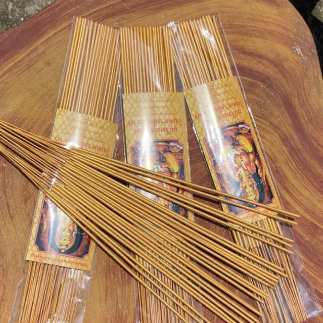 Hương Nhang Thần Tài Thái Lan Chính Hãng Hương Sạch Ít Khói Cuộn Tàn Tài Lộc