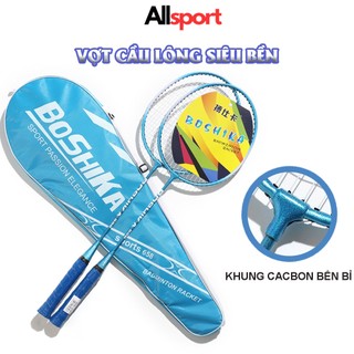 Bộ Vợt Cầu Lông Bền Bỉ Giá Rẻ Tặng Túi Đựng, Có Vợt Đánh Đơn Căng Nhẹ Cho Nữ, Cho Bé Chính Hãng Allsport