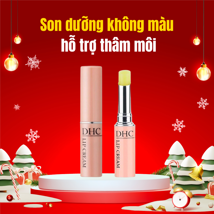 Son dưỡng môi DHC Lip Cream dưỡng ẩm môi giảm khô môi nứt nẻ hiệu quả 1,5g (Bản Mới)