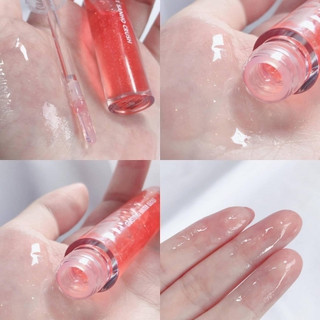 Son Bóng Glasting Water Gloss 01 Hồng San Hô, Son Bóng Nhũ Romand Glasting Water Gloss 01 Sunho Crush