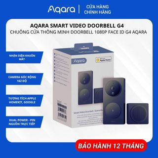 Chuông Cửa Hình Thông Minh AQARA G4 Smart Video Doorbell Nhận Diện Mặt Giọng Nói Tương Thích HomeKit Pin 4 Tháng