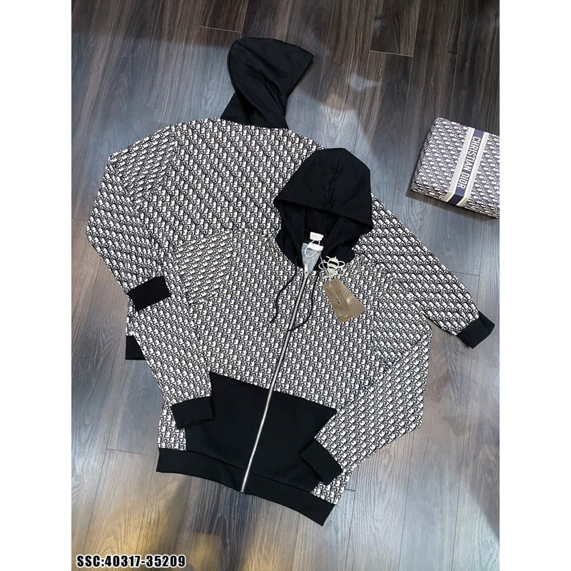 Áo khoác mũ Hoodie Dior An Thuyên siêu xinh hàng hot trend 2023 phong cách thời trang Hàn Quốc