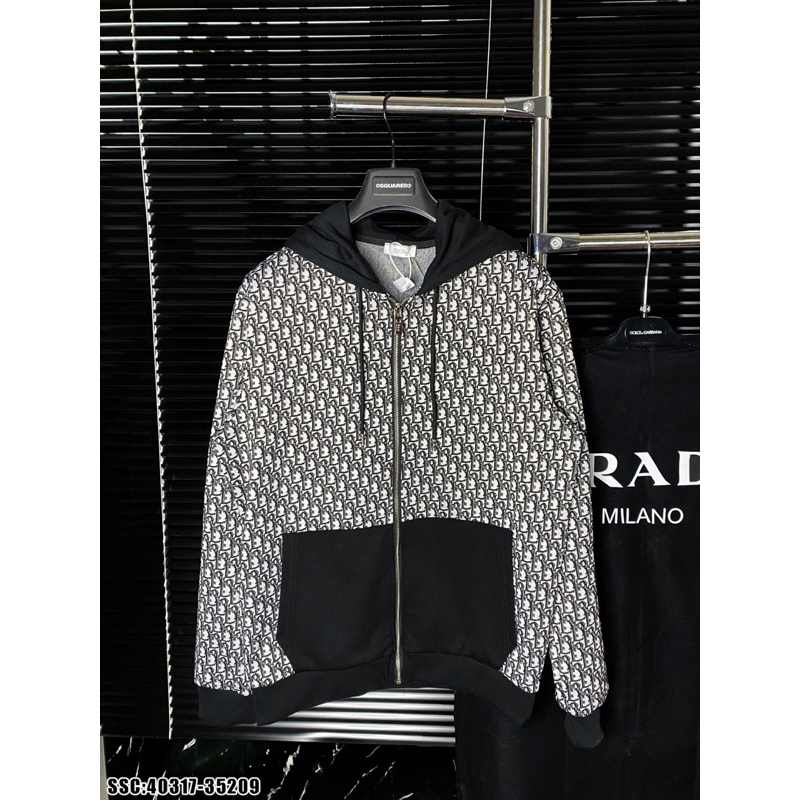 Áo khoác mũ Hoodie Dior An Thuyên siêu xinh hàng hot trend 2023 phong cách thời trang Hàn Quốc