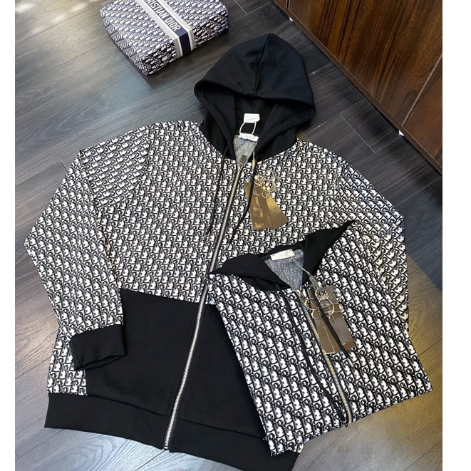 Áo khoác mũ Hoodie Dior An Thuyên siêu xinh hàng hot trend 2023 phong cách thời trang Hàn Quốc