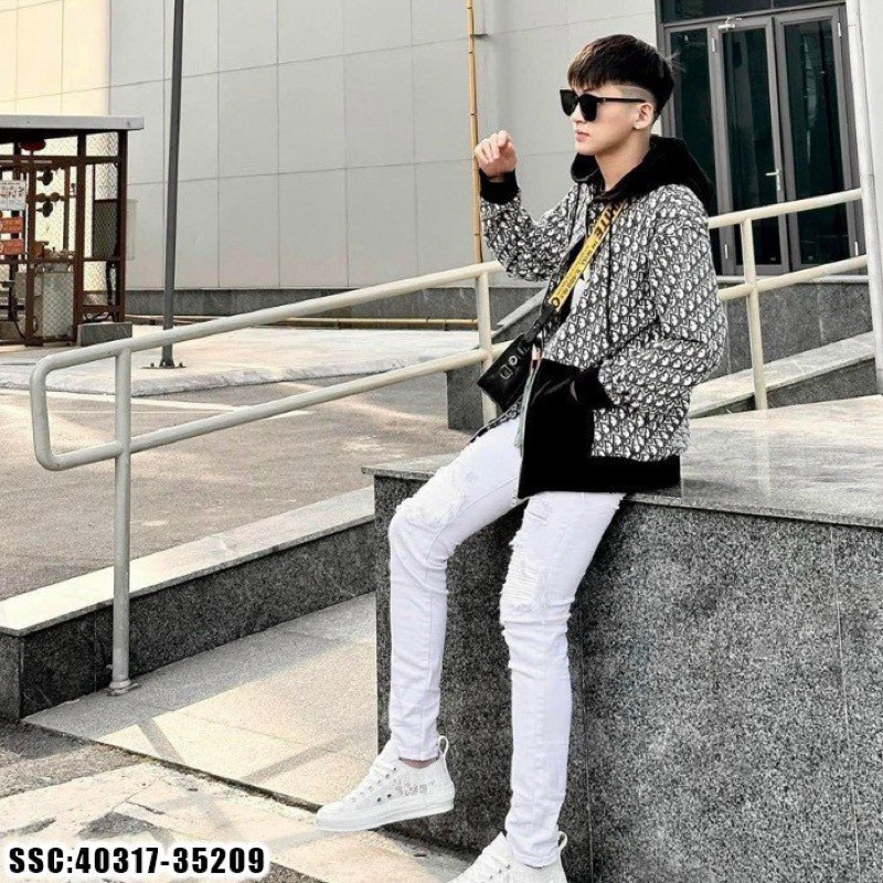 Áo khoác mũ Hoodie Dior An Thuyên siêu xinh hàng hot trend 2023 phong cách thời trang Hàn Quốc