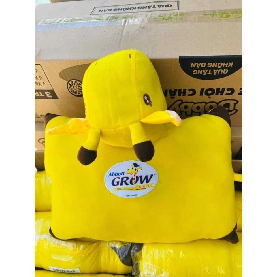 Gối đi xe máy cho bé hươu cao cổ Grow - gối kê đầu cho bé đi xe máy