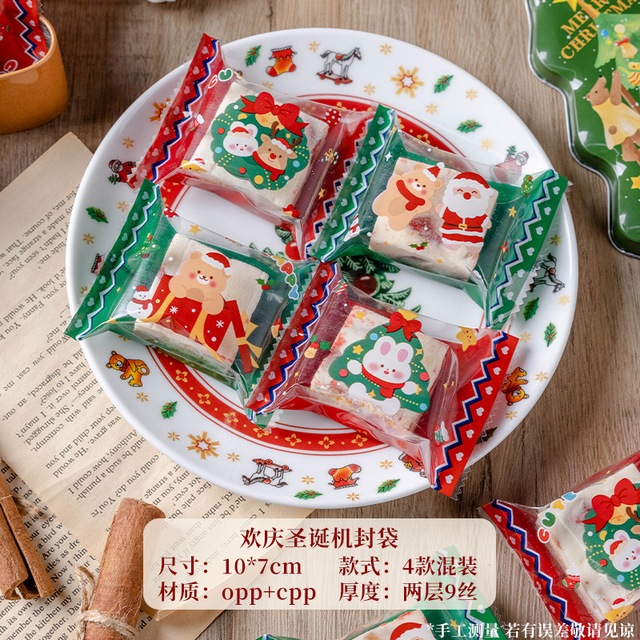 100 Túi bánh quy Mừng giáng sinh (7x10)/ TB99
