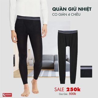 Quần Giữ Nhiệt Nam theo công nghệ HEATTECH của Nhật giữ ấm và cách nhiệt vượt trội.
