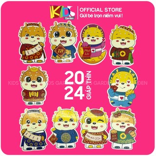 Bao lì xì tết 2024 con rồng chibi hàng loại 1 ánh kim năm giáp thìn giá sỉ rẻ BLX01