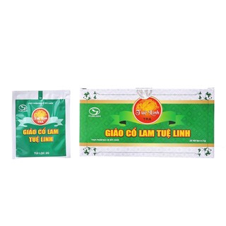 Trà hỗ trợ giảm mỡ máu, hạ đường huyết Giảo Cổ Lam Tuệ Linh hộp 25 túi