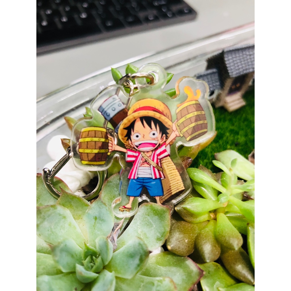 Móc khóa hoạt hình dễ thương các nhân vật Demon Slayer, Onepiece
