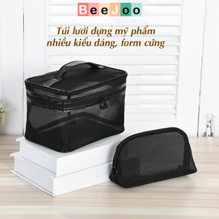 Túi Lưới Đựng Mỹ Phẩm, Đồ Du Lịch, Đồ Vật Dụng Nhỏ Có Khóa Kéo Mẫu 7, Mẫu 8 Beejoo_Official