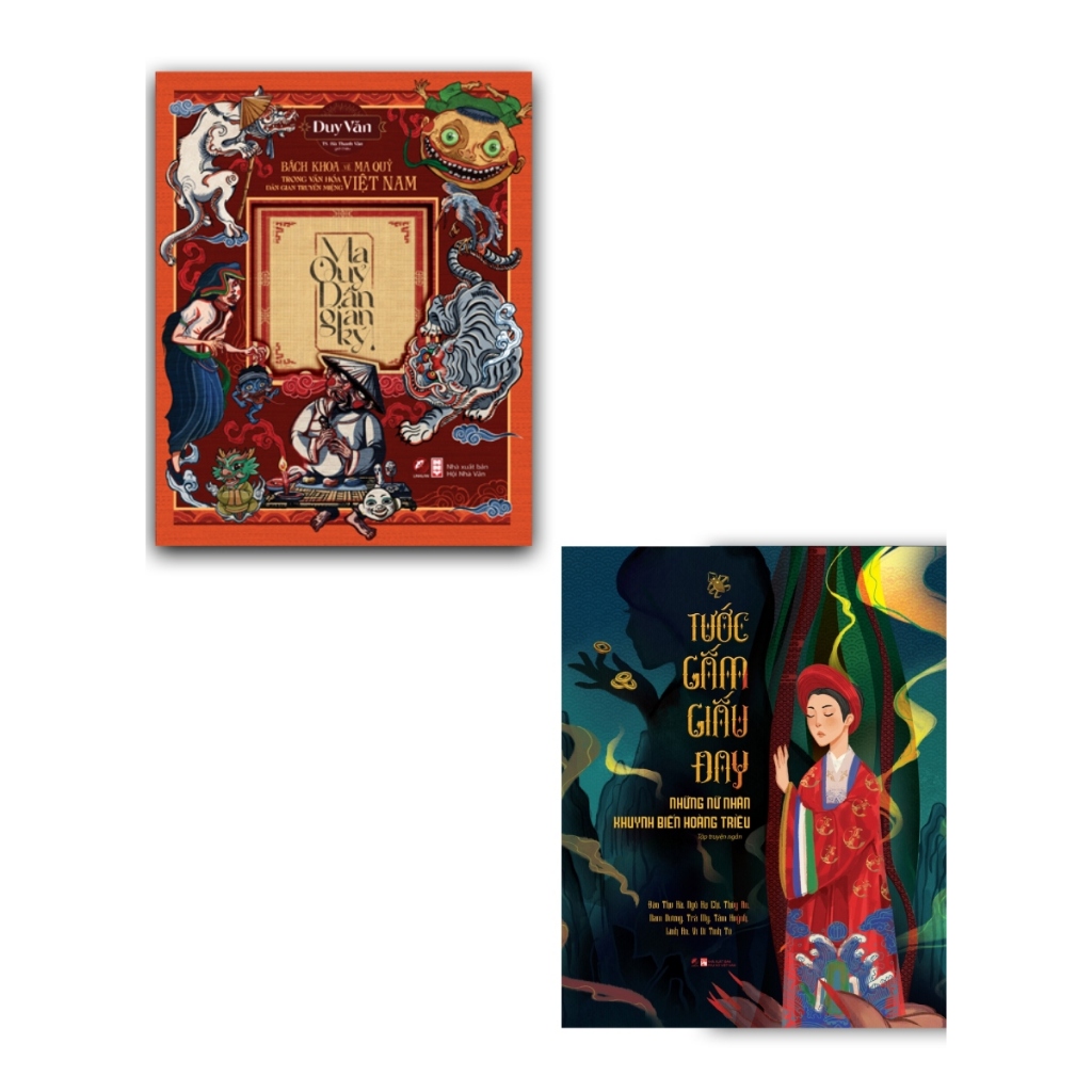 Sách - Combo Ma Quỷ Dân Gian Ký + Tước Gấm Giấu Đay (Linh Lan) (Bộ 2 Cuốn)