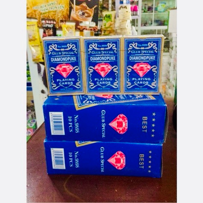 Hộp 10 Bộ Tú Bài Loại đẹp và thường