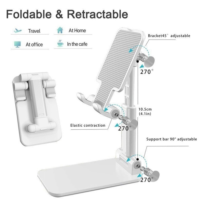 Giá Đỡ Để Điện Thoại K3 Để Bàn Gập Gọn Đa năng, Máy Tính Bảng IP, Kệ Đỡ Đa Năng Dễ Gấp Gọn livestream xem phim