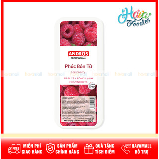 Phúc bồn tử đỏ đông lạnh andros hộp 500g