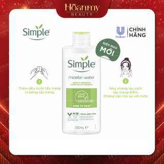 Nước tẩy trang Simple Micellar 200ml