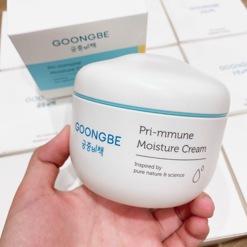 Kem Dưỡng Da GOONGBE Pri-mmune Moisture Cream 180ml Cho Em Bé Và Da Nhạy Cảm