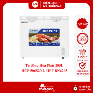 Tủ đông Hòa Phát 205 lít HCF 506S2N2/ HPF BN6205 - Hàng chính hãng