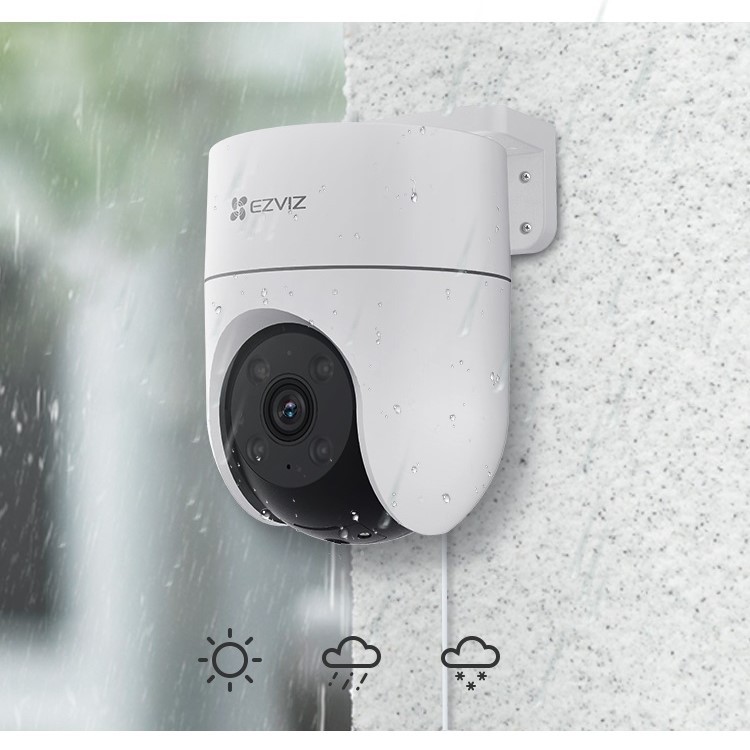 Camera Wifi ngoài trời Ezviz H8C 2K 3Megapixel quay quét 360, có màu đêm, đàm thoại, Báo động, Tích hợp AI