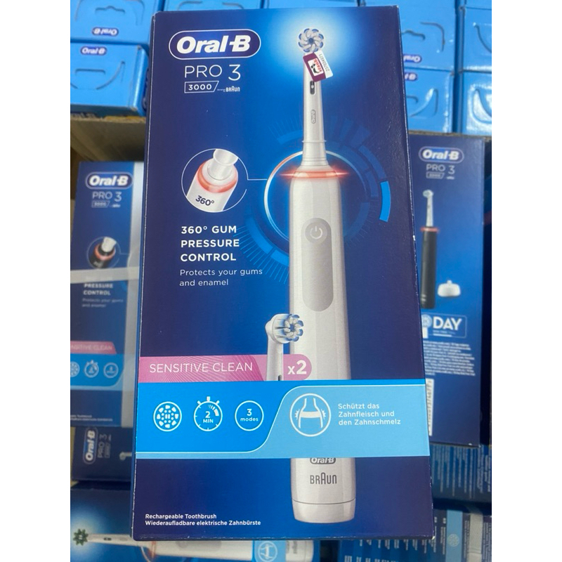 Bàn chải điện oral-b Pro3 3000 hàng made in Germany, bill đầy đủ