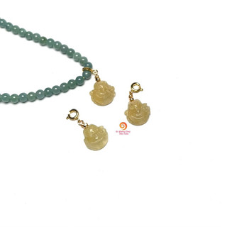 Charm hồ ly thach anh tóc vàng